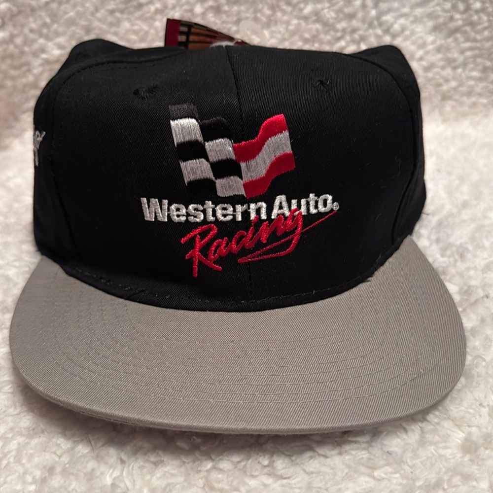 Vintage NASCAR Darrell Waltrip “Western Auto” Racing adjustable hat